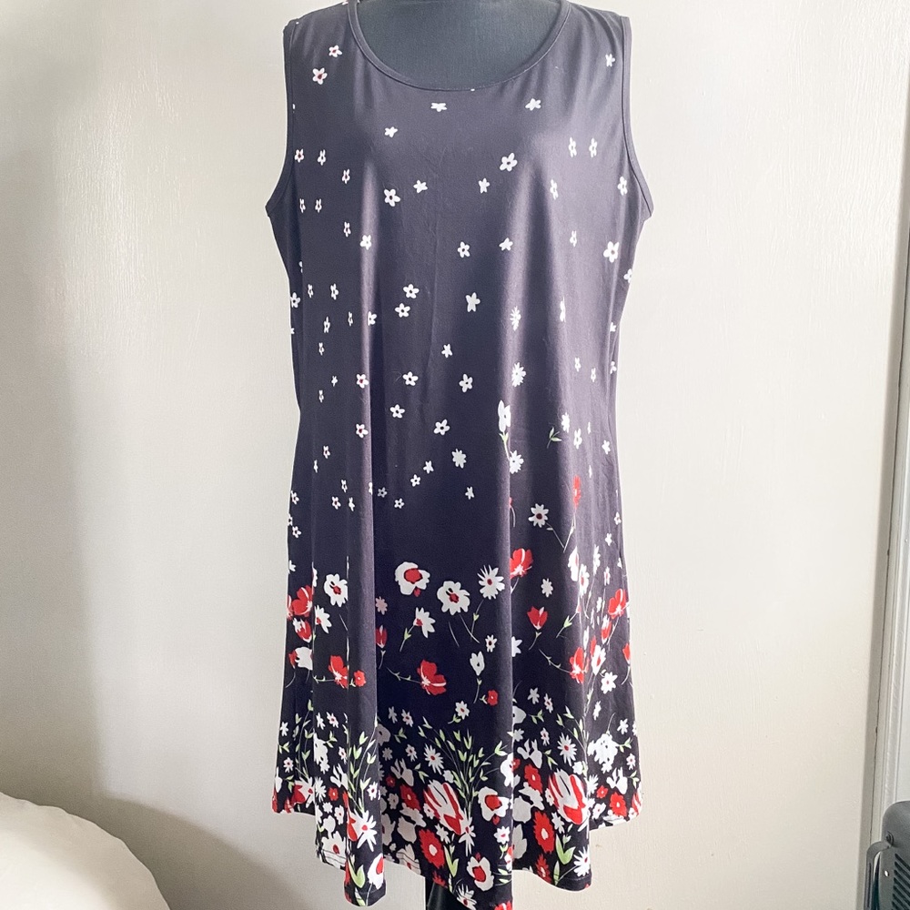 Flowy Soft Sleeveless Dress With Pockets